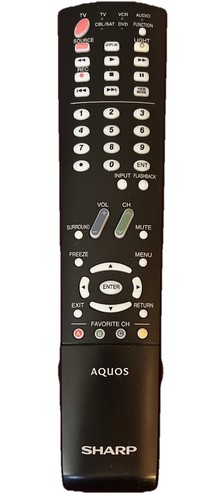 Sharp ga669wjsa lcd remote - ga669wjsa, tv