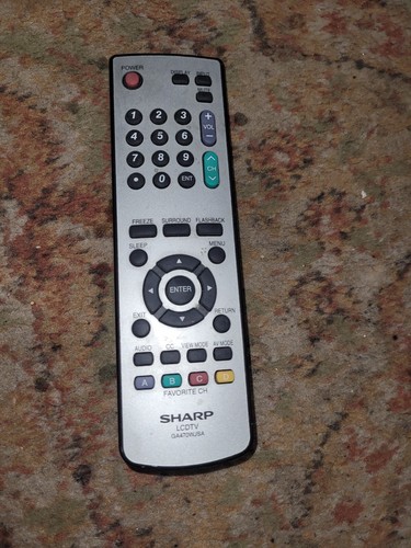 Sharp ga470wjsa lcd remote - lcd, tv
